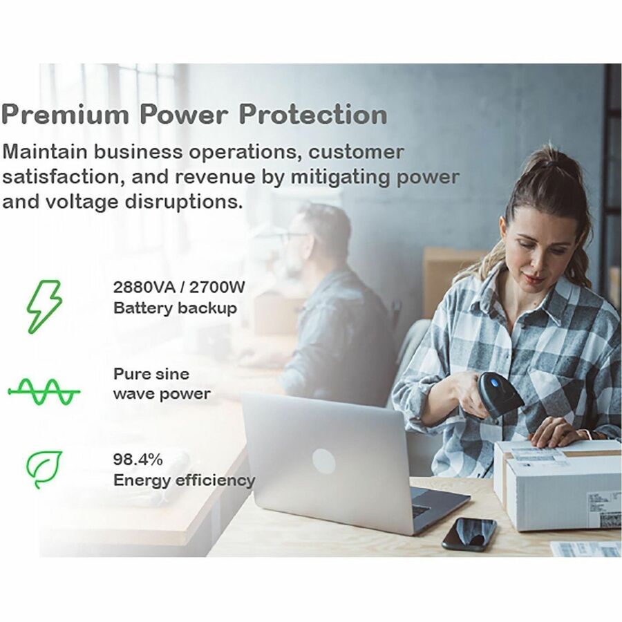 APC Smart-UPS, Line Interactive, 3kVA, Tower, 120V, 8 NEMA 5-15R+2 NEMA 5-20R outlets, SmartConnect Port+SmartSlot, AVR, LCD