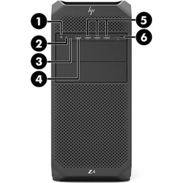 HP Z4 G4 Workstation - 1 x Intel Core X-Series Octa-core (8 Core) i7-7820X 7th Gen 3.60 GHz - 16 GB DDR4 SDRAM RAM - 512 GB SSD - Mini-tower - Black