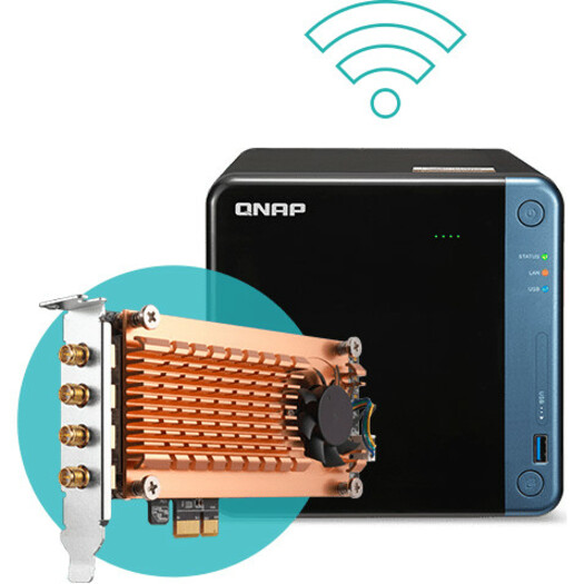 QNAP QWA-AC2600 IEEE 802.11ac Wi-Fi Adapter for Desktop Computer/NAS