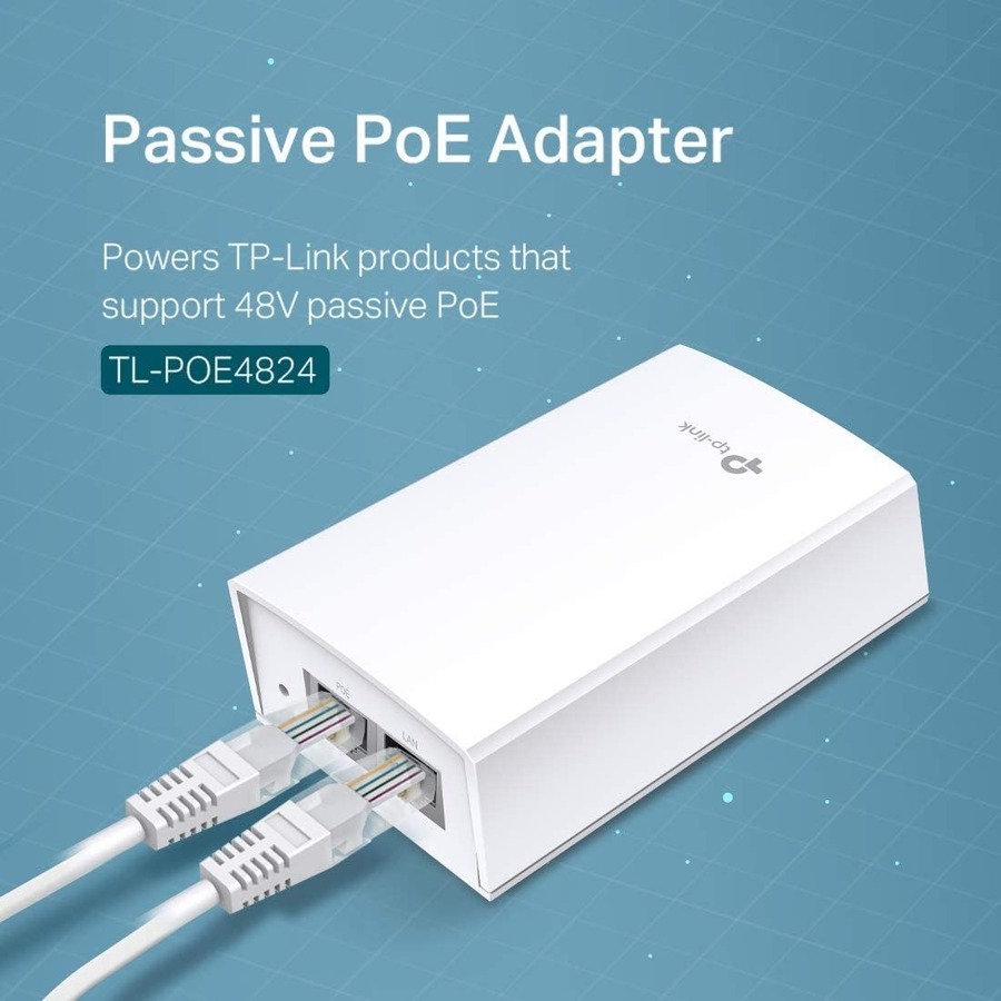 TP-Link TL-POE4824G - PoE Adapter 48V DC Passive PoE