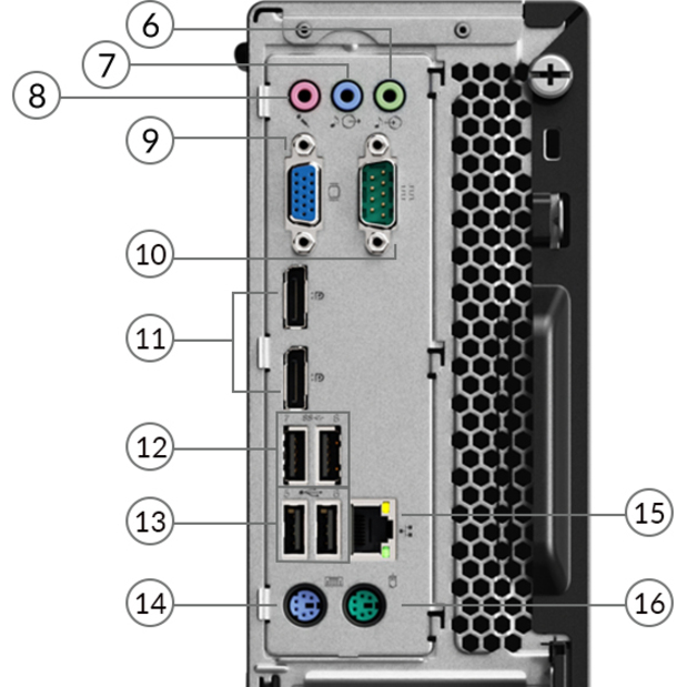 Lenovo ThinkCentre M725s Desktop Computer - AMD Ryzen 5 2400G 3.60 GHz - 8 GB RAM DDR4 SDRAM - 256 GB SSD - Small Form Factor