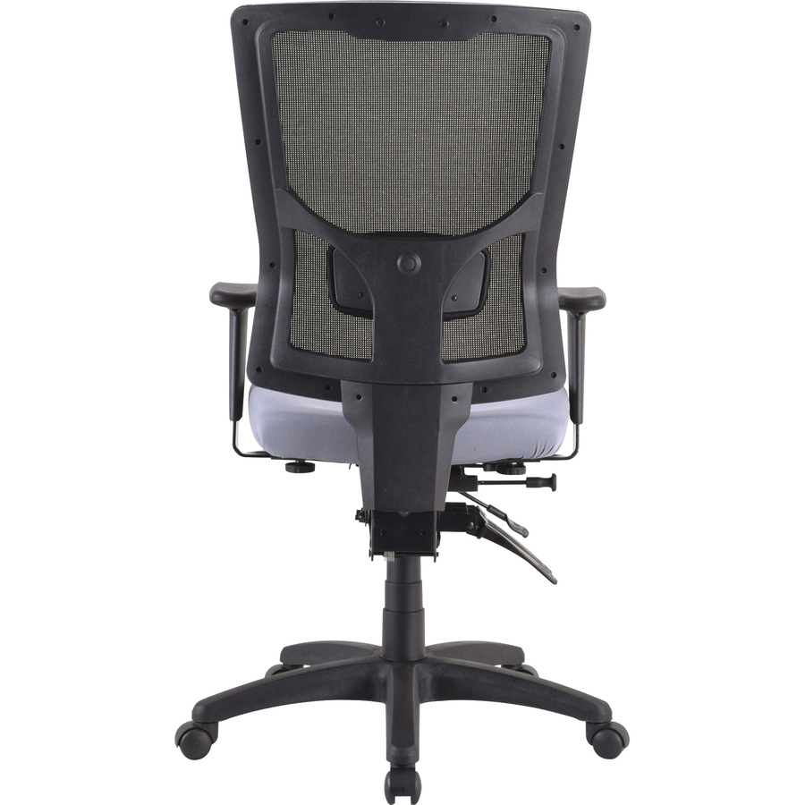 Lorell Padded Seat Cushion for Conjure Executive Mid/High-back Chair Frame - Gray - Fabric - 1 Each