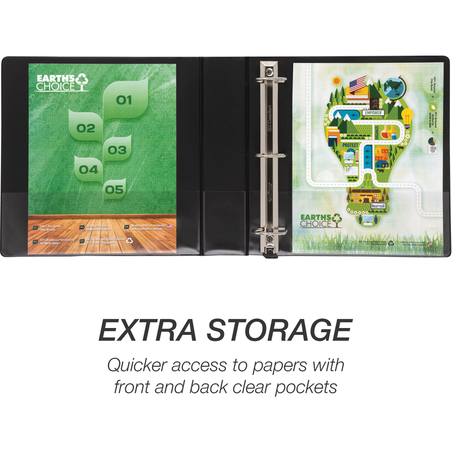 Picture of Samsill Earth's Choice Heavy Duty 2" Biobased USDA Certified Eco-friendly Storage Binder