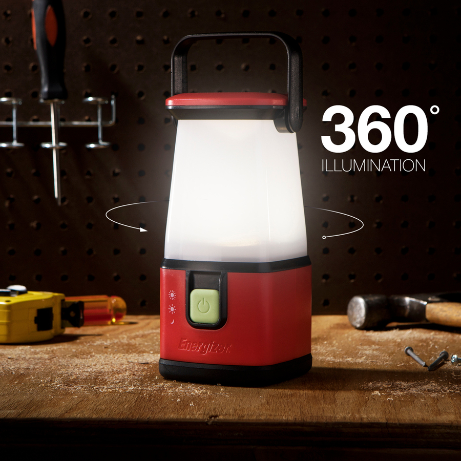 Energizer LED Emergency Lantern - AA - Red, Gray - Emergency & Flashlights - EVEWRESAL35