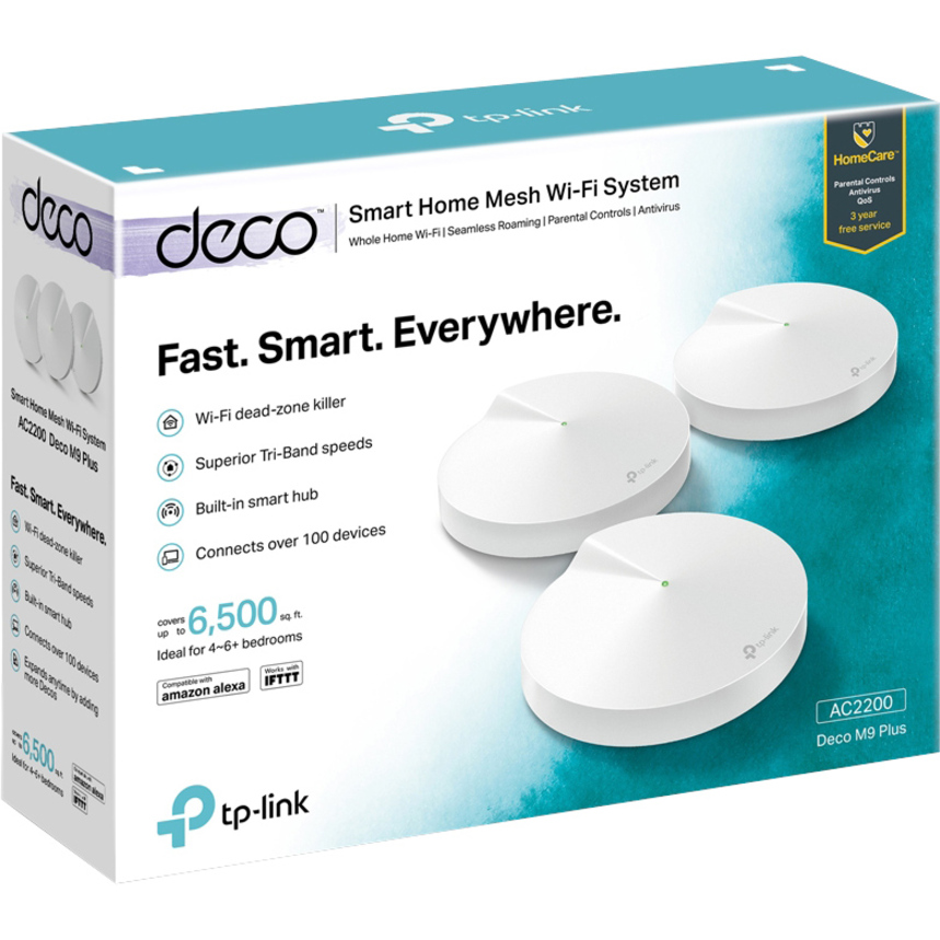 TP-Link Deco M9 Plus IEEE DECO M9 PLUS(3-PACK) | PC-Canada