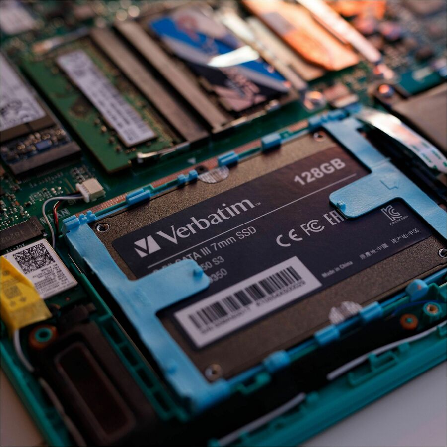 Verbatim 128GB Vi550 SATA III 2.5" Internal SSD - 560 MB/s Maximum Read Transfer Rate - 3 Year Warranty