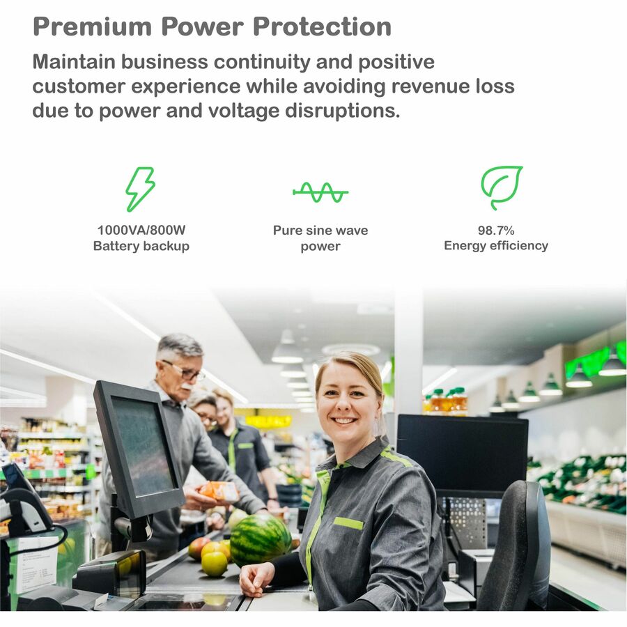 APC Smart-UPS, Line Interactive, 1000VA, Lithium-ion, Rackmount 2U, 120V, 6x NEMA 5-15R outlets, SmartConnect Port+SmartSlot, Short Depth, AVR, LCD