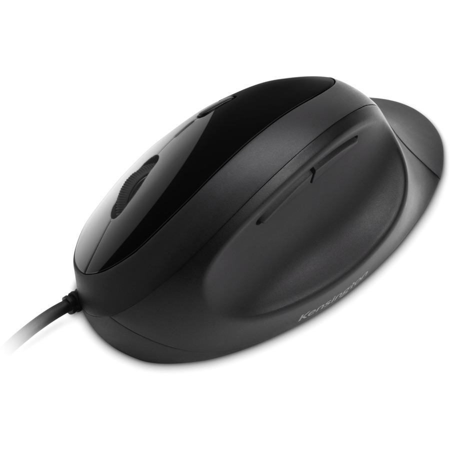 Kensington Pro Fit Ergo Wired Mouse - Cable - Black - USB - 3200 dpi - 5 Button(s)