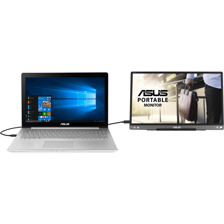 Asus ZenScreen MB16ACE 16" Class Full HD LCD Monitor - 16:9 - Dark Gray