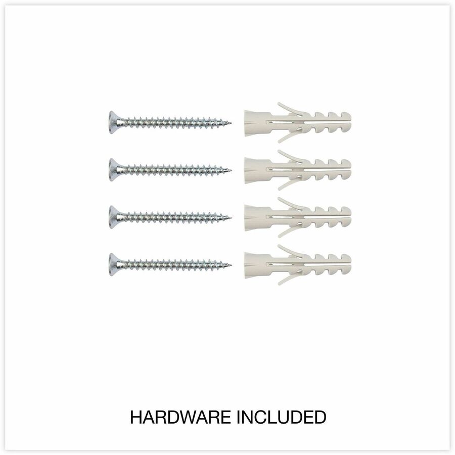 Universal Bulletin Board - 17.71" Board Height x 23.62" Board Width x 0.47" Board Depth - Brown Rubber, Cork Surface - Durable, Sleek Style, Heavy Duty, Sturdy - Black Aluminum Frame - 1 Each