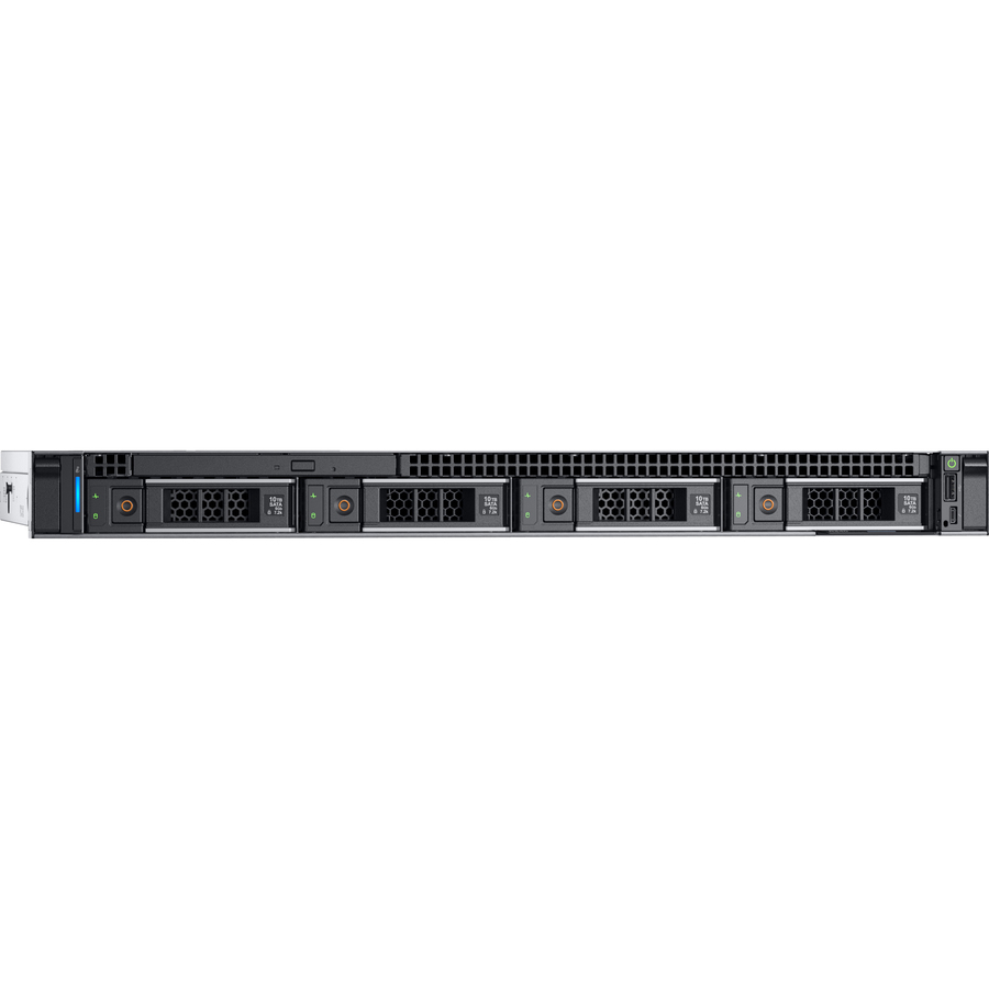 Dell EMC PowerEdge R340 1U Rack Server - 1 x Intel Xeon E-2234 3.60 GHz - 8 GB RAM - 1 TB HDD - (1 x 1TB) HDD Configuration - Serial ATA/600, 12Gb/s SAS Controller - 3 Year ProSupport