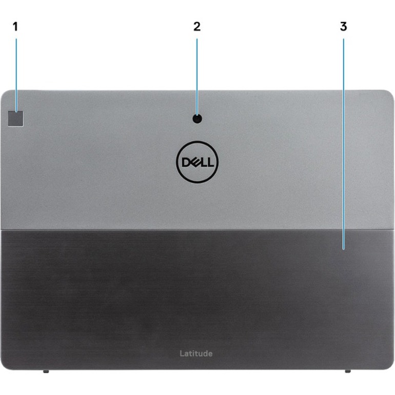 Dell Latitude 7000 7210 Tablet - 12.3" WUXGA - Core i5 10th Gen i5-10310U Quad-core (4 Core) 1.60 GHz - 8 GB RAM - 256 GB SSD - Windows 10 Pro 64-bit - Titan Gray - TAA Compliant