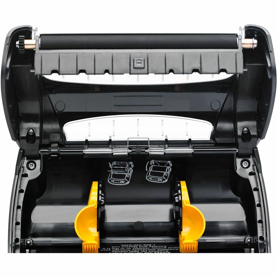 Zebra DT Printer ZQ521, media width 4.45''/113mm; English/Latin fonts, Bluetooth 4.X, stnd battery, US/Canada certs