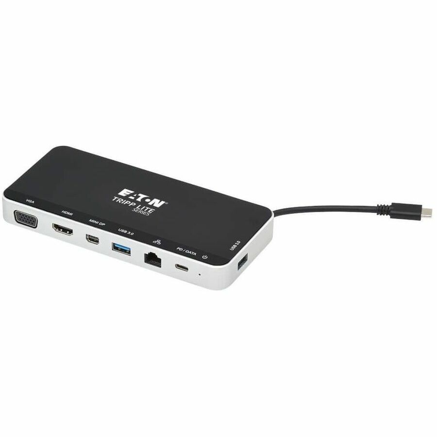 Tripp Lite by Eaton USB Dock Triple Display - 4K HDMI & mDP VGA USB 3.x (5Gbps) USB-A/C Hub GbE 60W PD Charging