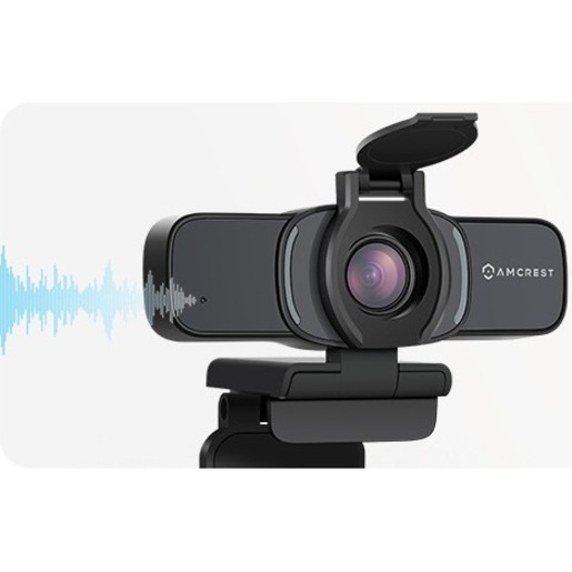 Amcrest AWC201-B Webcam - 30 fps - Black - USB 2.0 - 1 Pack(s)