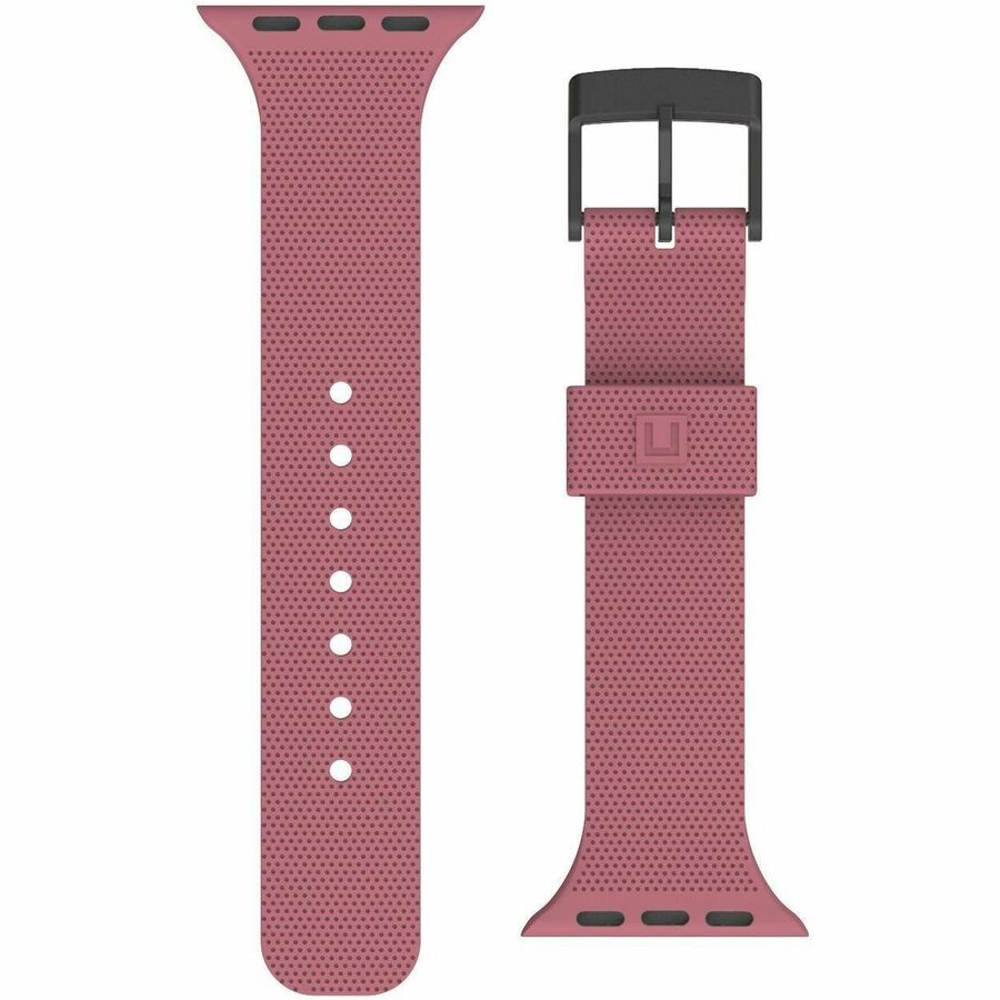 Urban Armor Gear [U] DOT Silicone Strap for Apple Watch - Dusty Rose - Dusty Rose - Silicone