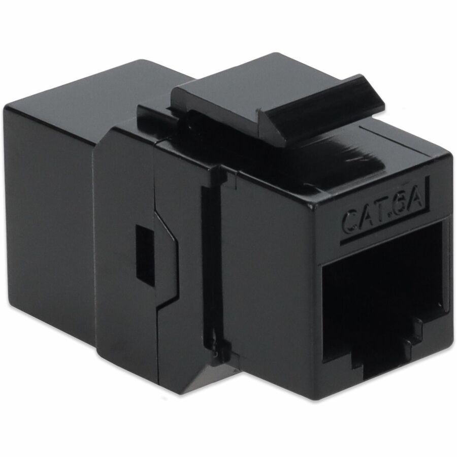AddOn RJ-45 (Female) to RJ-45 (Female) Black Cat6A UTP Copper Connector