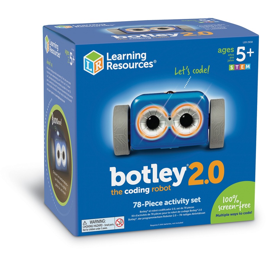 Learning Resources Botley 2.0 the Coding Robot Activity Set - Skill Learning: STEM, Coding, Sensory - 5-10 Year - 78 Pieces - Coding - LRN2938