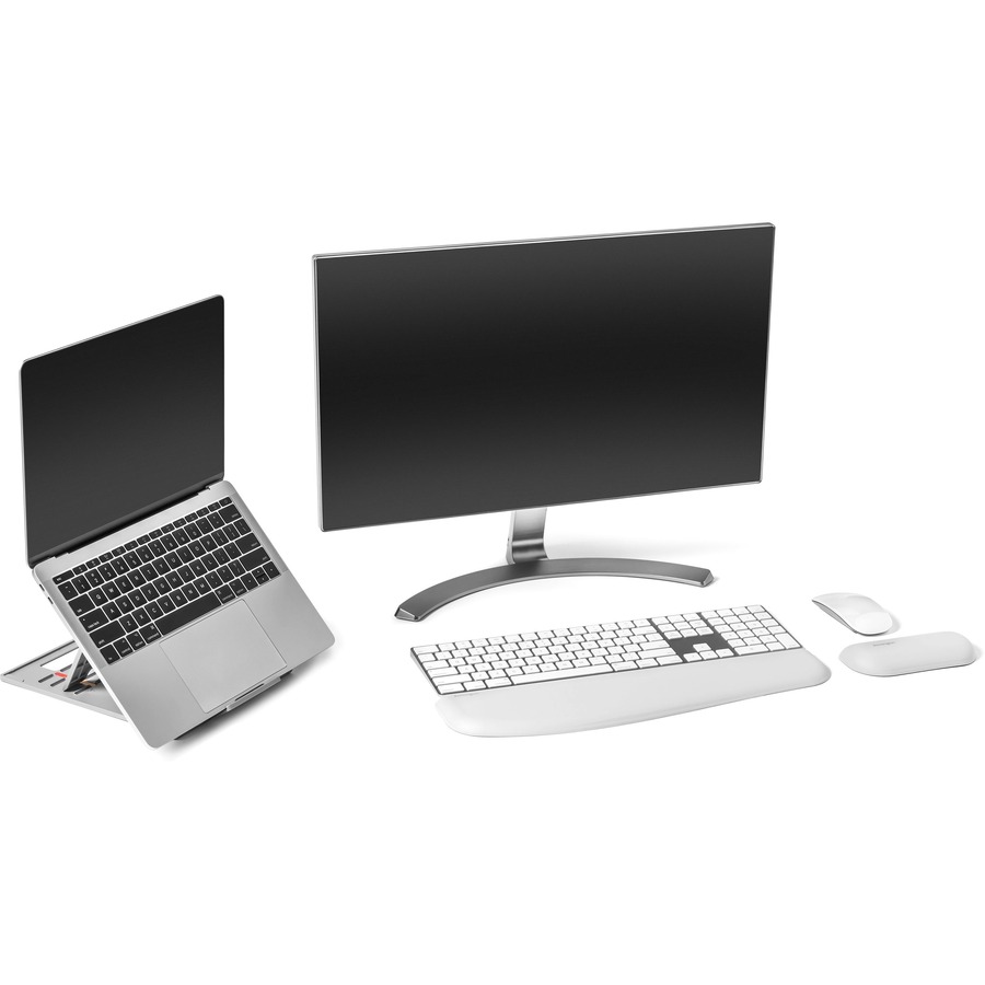 Kensington Easy Riser Go Laptop Riser Grey - Up to 14" Screen Support - Desktop - Gray - TAA Compliant = KMWK50421WW