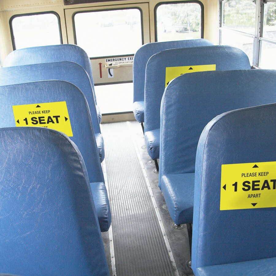 Picture of Avery&reg; Surface Safe PLEASE KEEP 1 SEAT APART Decals