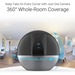 EZVIZ C6W Smart 2K QHD Indoor Pan/Tilt Wi-Fi Security Camera with Auto-zoom motion tracking, 360° Panoramic View,two-way audio, microSD (max 256g), Works with Google Assistant and Amazon Alexa (EZC6W3H4)