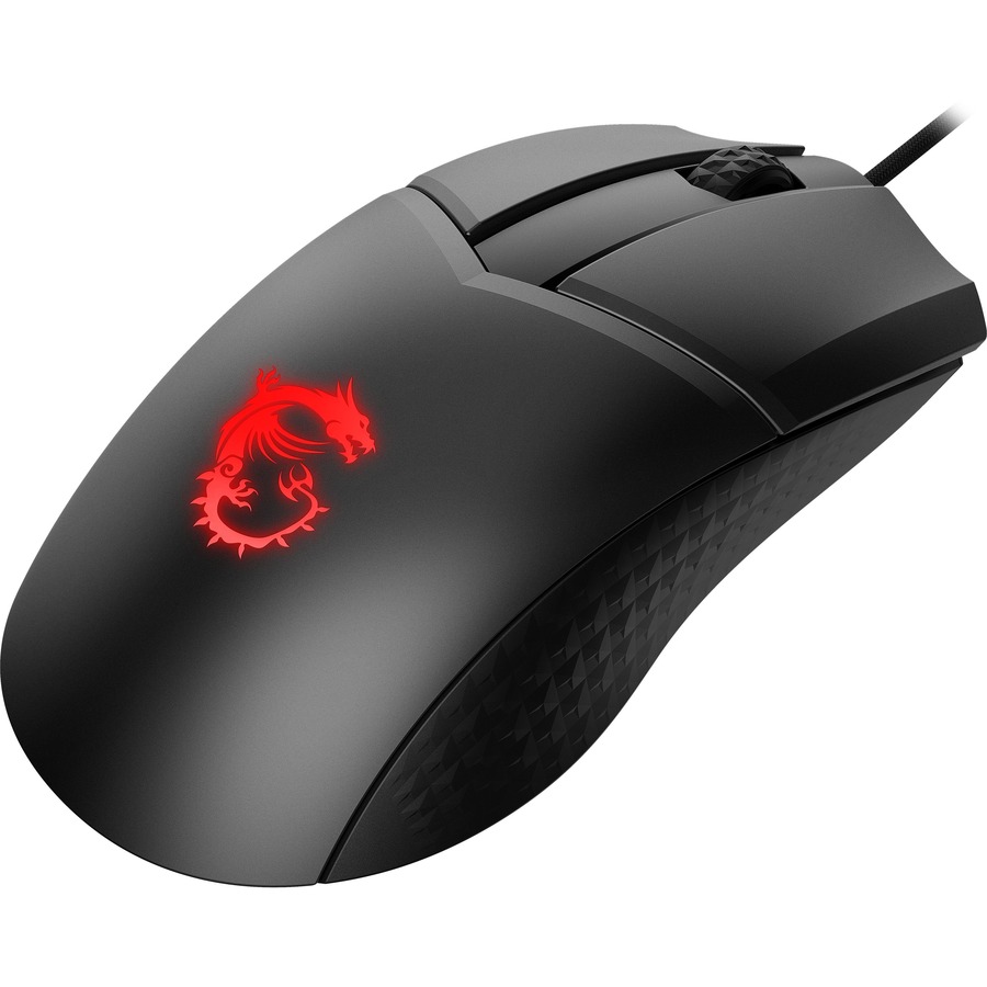 MSI Clutch GM41 Gaming Mouse - Optical - Cable - Black - 16000 dpi - 6 Button(s)