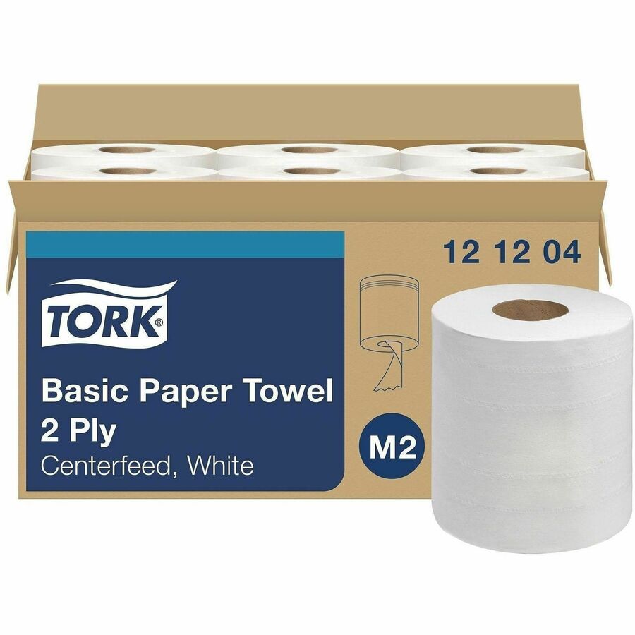 TORK - Serviette à main Centerfeed Soft blanche M2