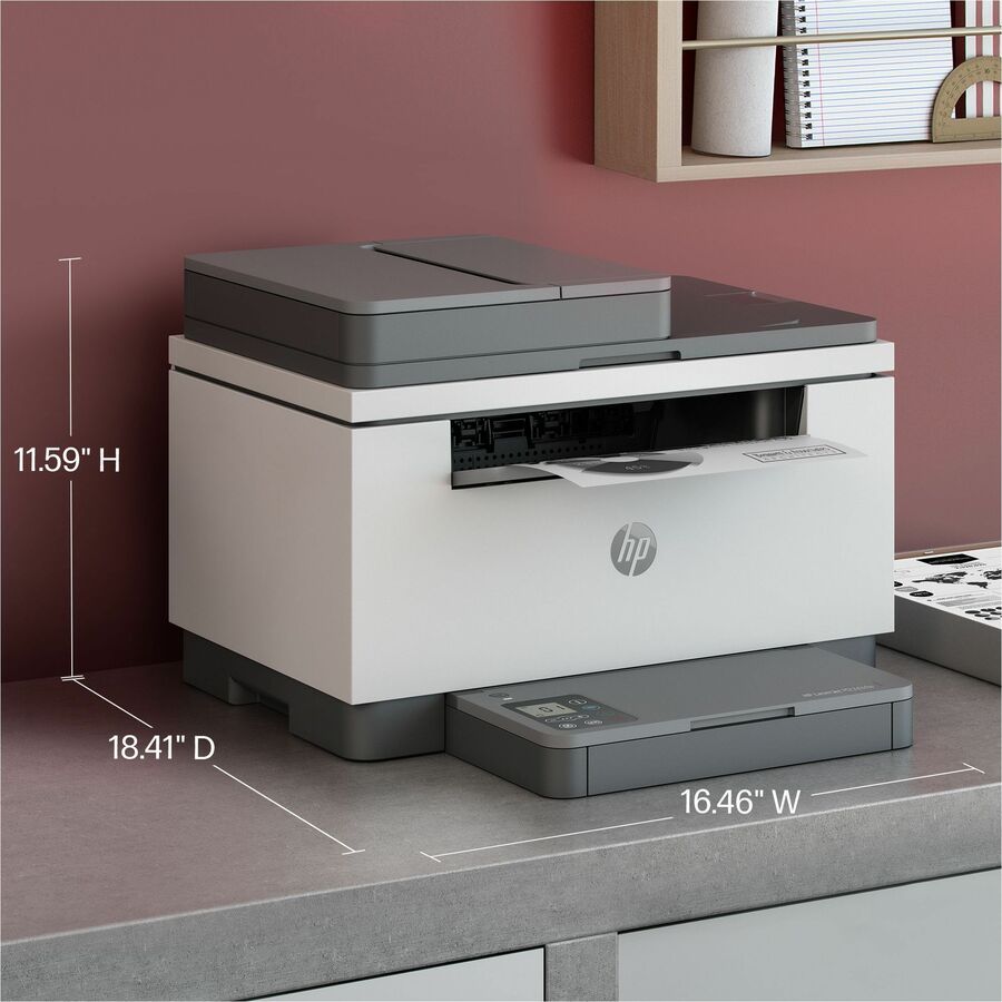 HP LaserJet M234sdw Laser Multifunction Printer-Monochrome-Copier/Scanner-30 ppm Mono Print-600x600 dpi Print-Automatic Duplex Print-20000 Pages-150 sheets Input-Color Flatbed Scanner-600 dpi Optical Scan-Wireless LAN-Apple AirPrint-HP Smart App