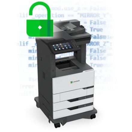 Lexmark MX822adxe Laser Multifunction Printer - Monochrome - TAA Compliant