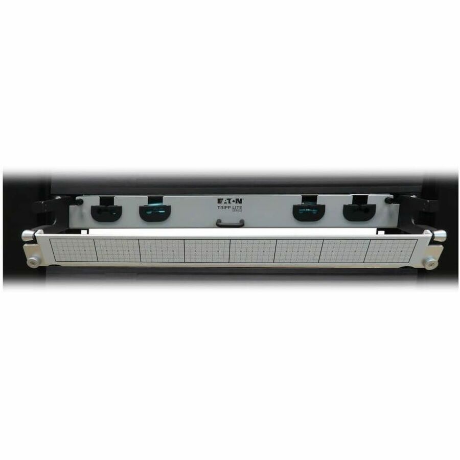 Eaton Tripp Lite Series Preloaded Fiber Panel, 1U - 2x (12x LC/LC Duplex M/M) 24F Trunk Cables, OM4 Multimode, 20 m (65.6 ft.)