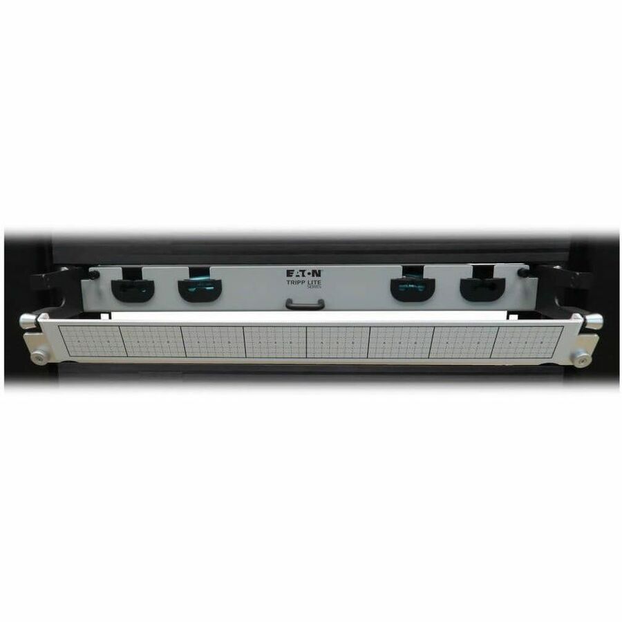 Eaton Tripp Lite Series Preloaded Fiber Panel, 1U - 8x LC/LC Duplex Cables (M/M), OM4 Multimode, 10 m (32.8 ft.)