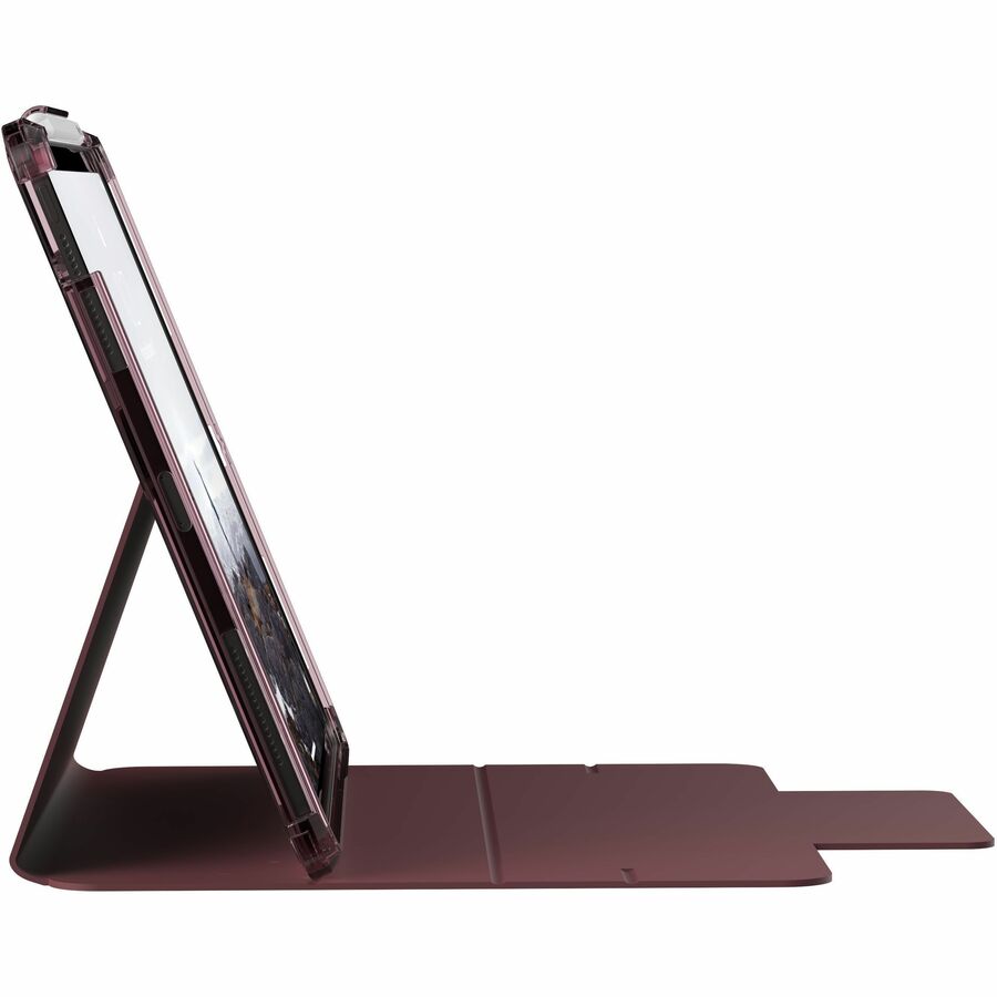 Urban Armor Gear Lucent Carrying Case (Folio) for 12.9" Apple iPad Pro (5th Generation), iPad Pro (4th Generation) Tablet, Stylus - Aubergine, Dusty Rose