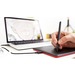 Wacom Medium Pen Tablet - Graphics Tablet - 8.50" (216 mm) x 5.31" (135 mm) - 2540 lpi Cable - 2048 Pressure Level - Pen - Mac, PC - Black, Red