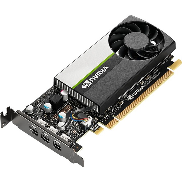 PNY nVidia Quadro T400 4GB Workstation Graphics Controller - 3x mini-DisplayPorts PCIe 3.0 x16 Active Cooling - Low Profile Card - Retail Box (VCNT4004GB-PB) *includes FH/LP brackets