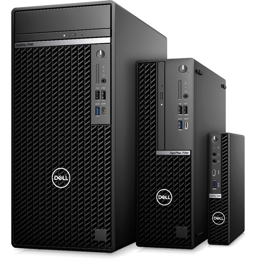 Dell OptiPlex 7000 7090 Desktop Computer - Intel Core i7 10th Gen i7-10700 - vPro Technology - 16 GB - 256 GB SSD - Small Form Factor