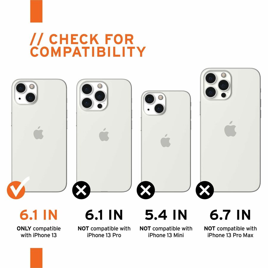 UAG protective case for Apple iPhone 13 in Dip Marshmallow finish — alternate view 6