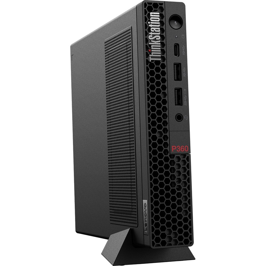 Lenovo ThinkStation P360 30FA0018US Workstation - 1 x Intel Core i5 12th Gen i5-12500T - 16 GB - 512 GB SSD - Tiny - Black