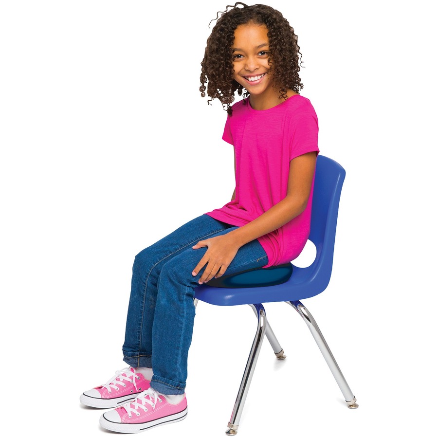 Bouncyband Wiggle Seat Little Sensory Chair Cushion for Pre-K/Elementary School Kids - Blue - Movement - BBAWS27BU