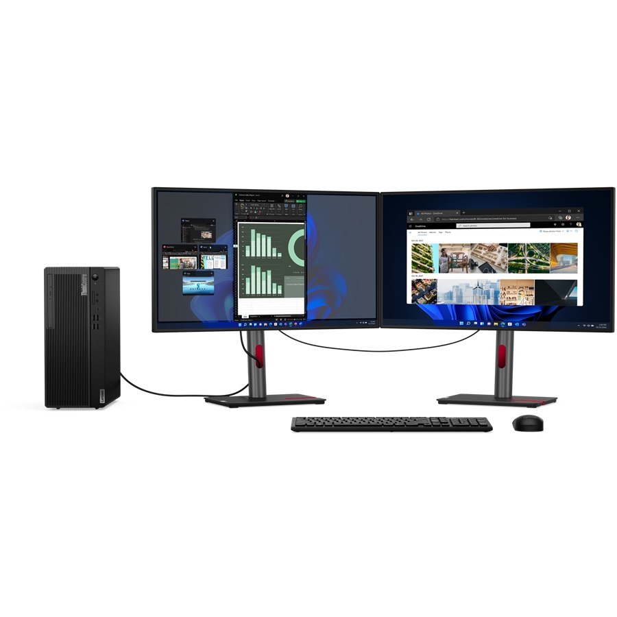 Lenovo ThinkCentre M80t Gen 3 11TE000PUS Desktop Computer - Intel Core i9 12th Gen i9-12900 - vPro Technology - 16 GB - 1 TB SSD - Tower - Black