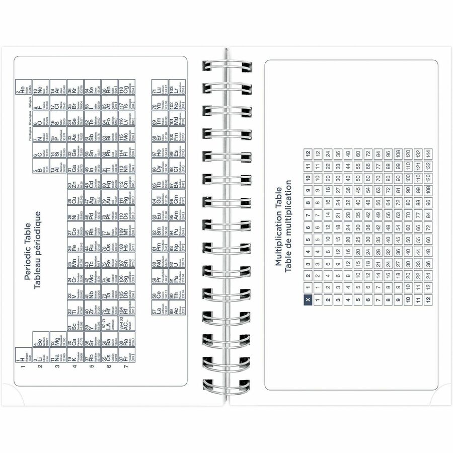 Blueline Blossom Academic 12-Month Daily Planner, 8" x 5" , English, Navy