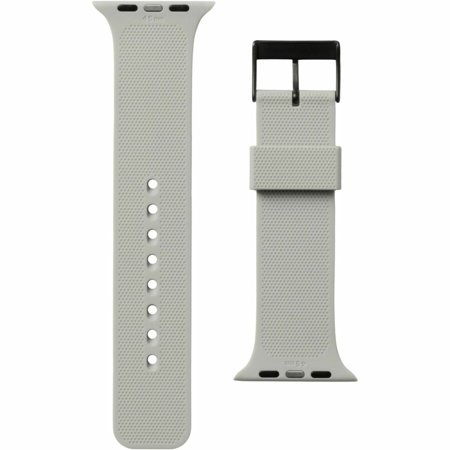 Urban Armor Gear DOT Smartwatch Band - 1.3" Width x 10.5" Length - Gray - Silicone, Stainless Steel