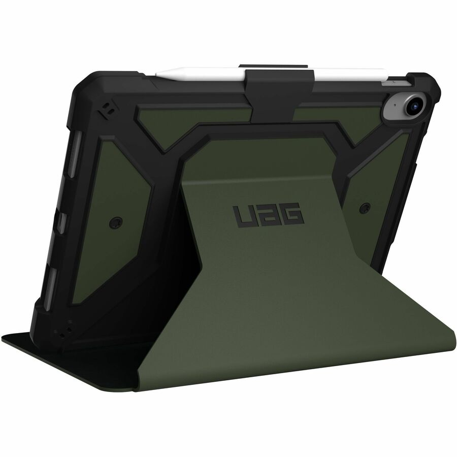 Urban Armor Gear Metropolis SE Rugged Carrying Case (Folio) for 10.9" Apple iPad (11th Generation), iPad (10th Generation), iPad (2022) Tablet - Olive