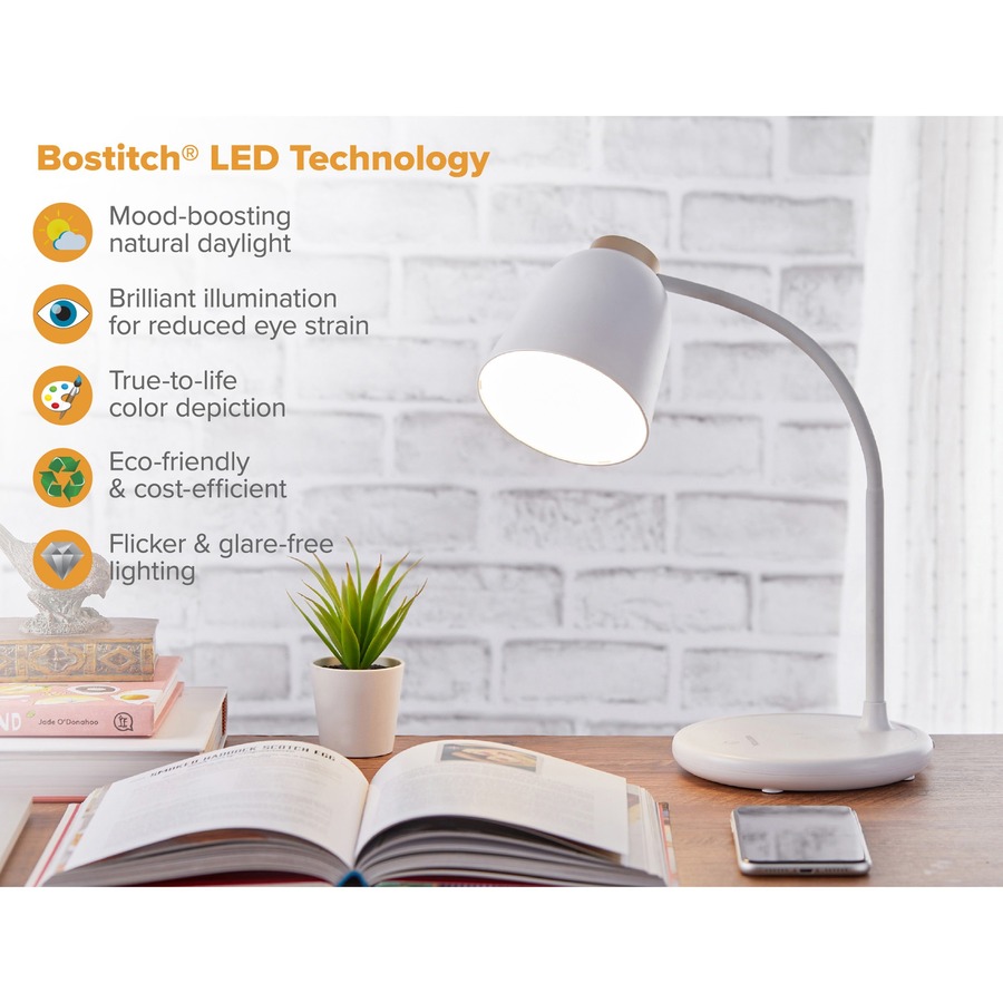 Picture of Bostitch Wireless Charging LED Desk Lamp