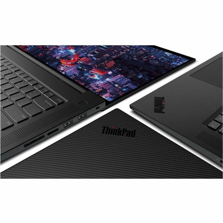 Lenovo ThinkPad P1 Gen 6 21FV001FUS 16" Notebook - WQXGA - 165 Hz - Intel Core i7 13th Gen i7-13700H - 16 GB - 512 GB SSD - English Keyboard - Black Paint