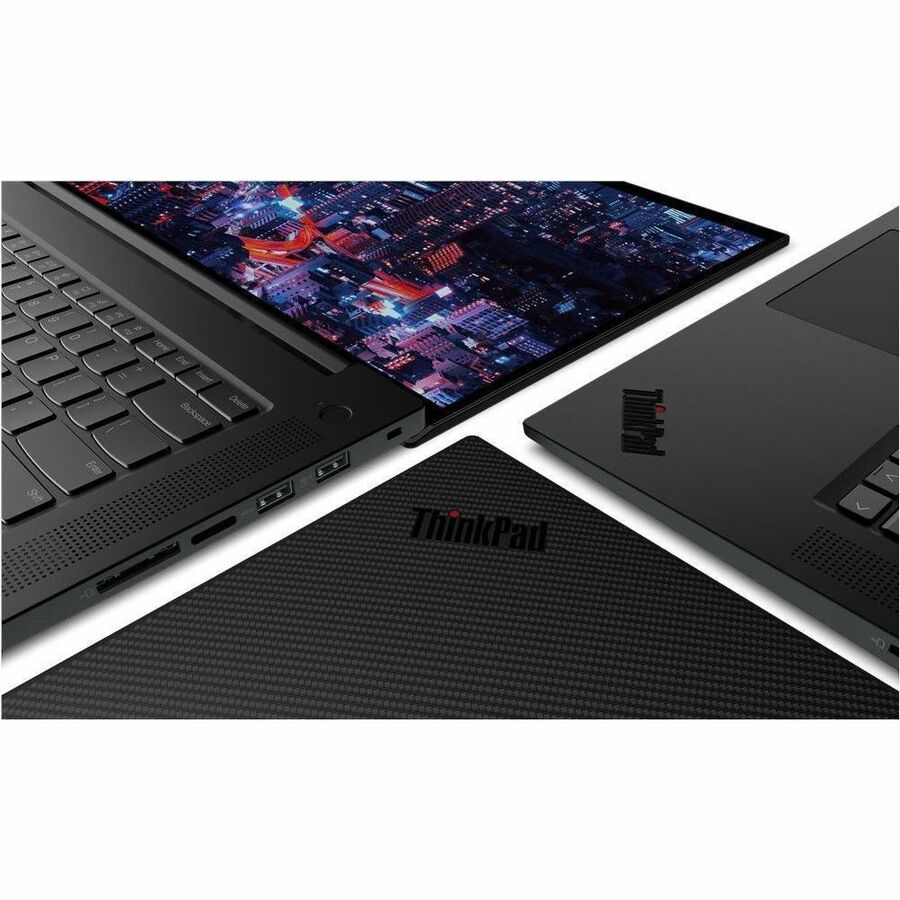 Lenovo ThinkPad P1 Gen 6 21FV001CUS 16" Notebook - WQXGA - Intel Core i9 13th Gen i9-13900H - vPro Technology - 32 GB - 1 TB SSD - English Keyboard - Black Paint