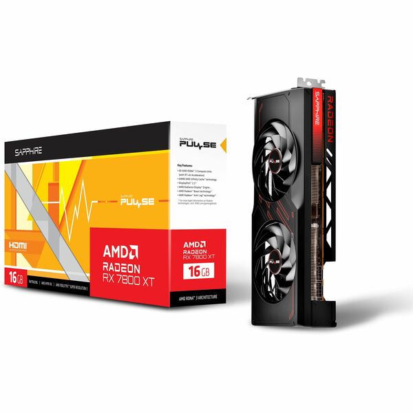 SAPPHIRE PULSE AMD RADEON™ RX 7800 XT GAMING 16GB GDDR6