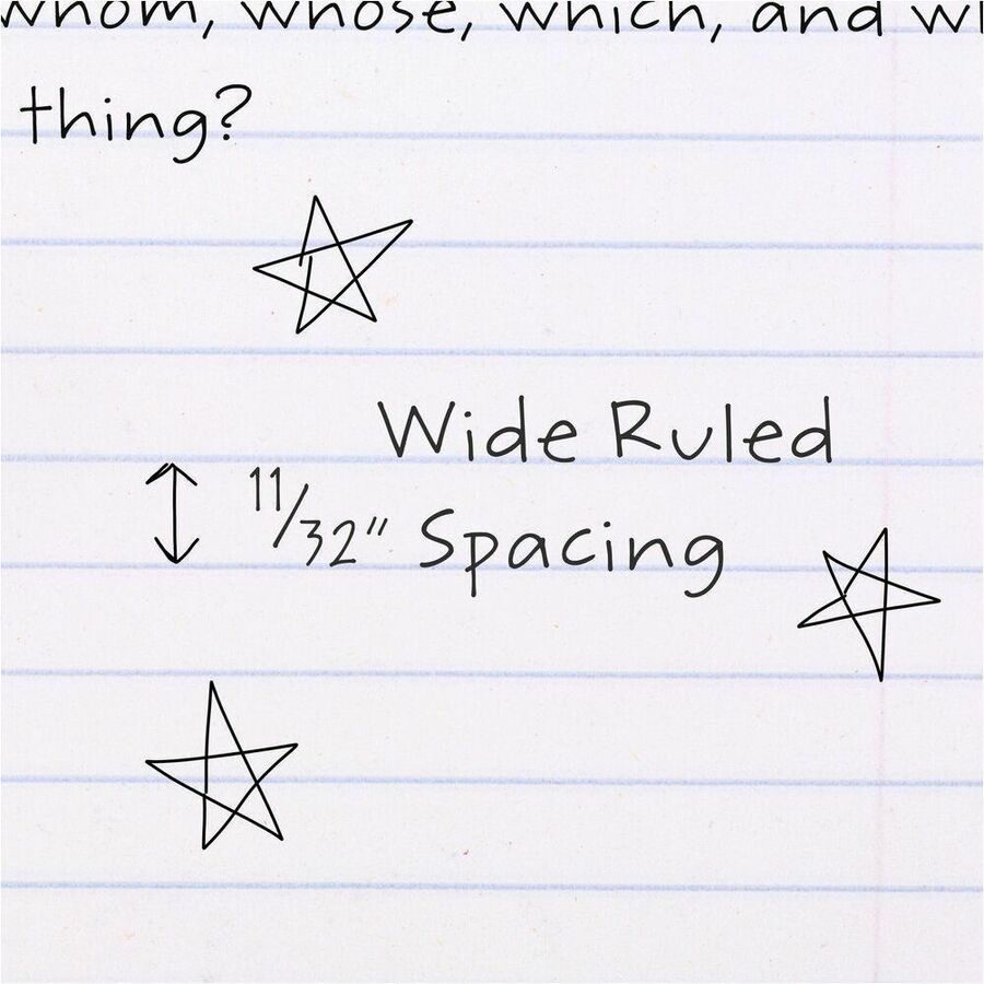 Mead Wide Ruled Composition Book - 1 Subject(s) - 100 Sheets - 200 Pages - Sewn - Legal/Wide Ruled Front Ruling - 20 lb Basis Weight - White Paper - Black Marble Marble Paper Cover - Reference Page, Double Sided Sheet, Conversion Table, Undated, Opaque, M