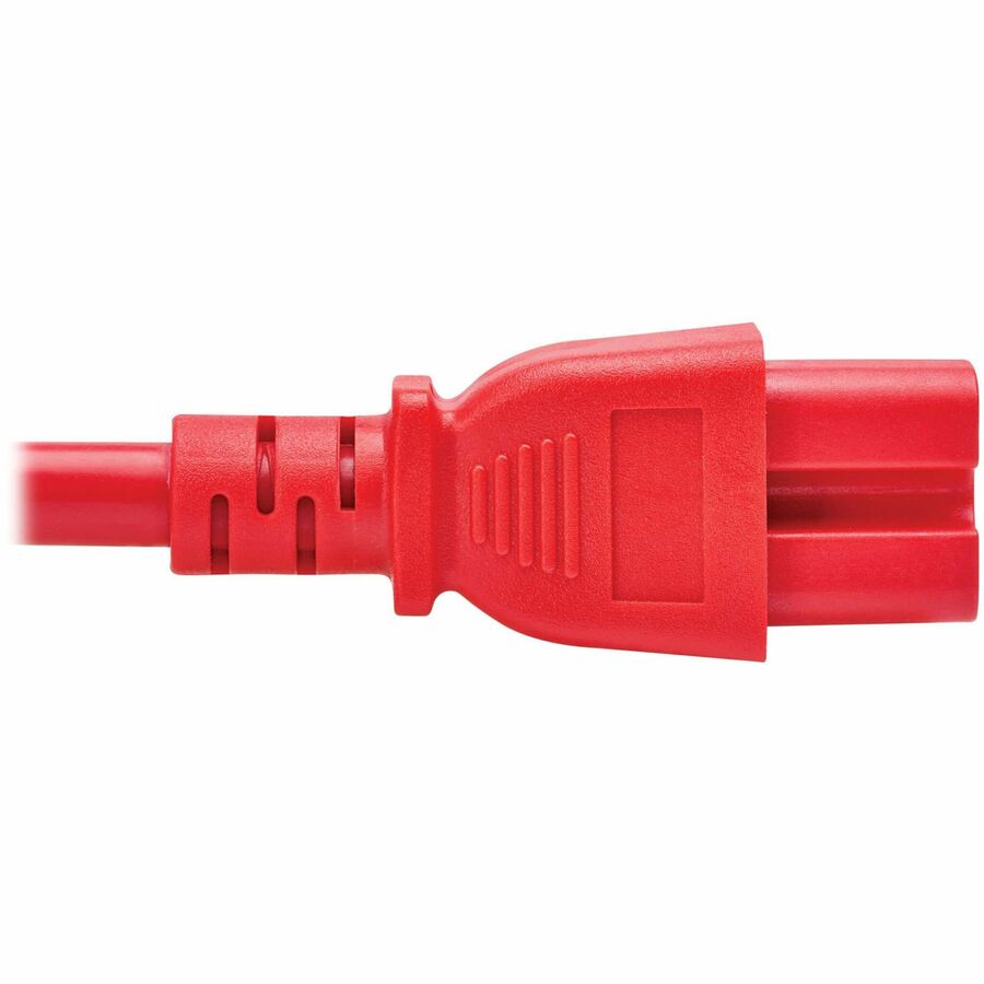 Tripp Lite by Eaton series Power Cord C14 to C15 - Heavy-Duty, 15A, 250V, 14 AWG, 10 ft. (3.1 m), Red