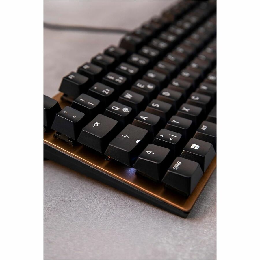 CHERRY KC 200 MX-Wired Keyboard - MX2A BROWN - Black/Bronze Housing