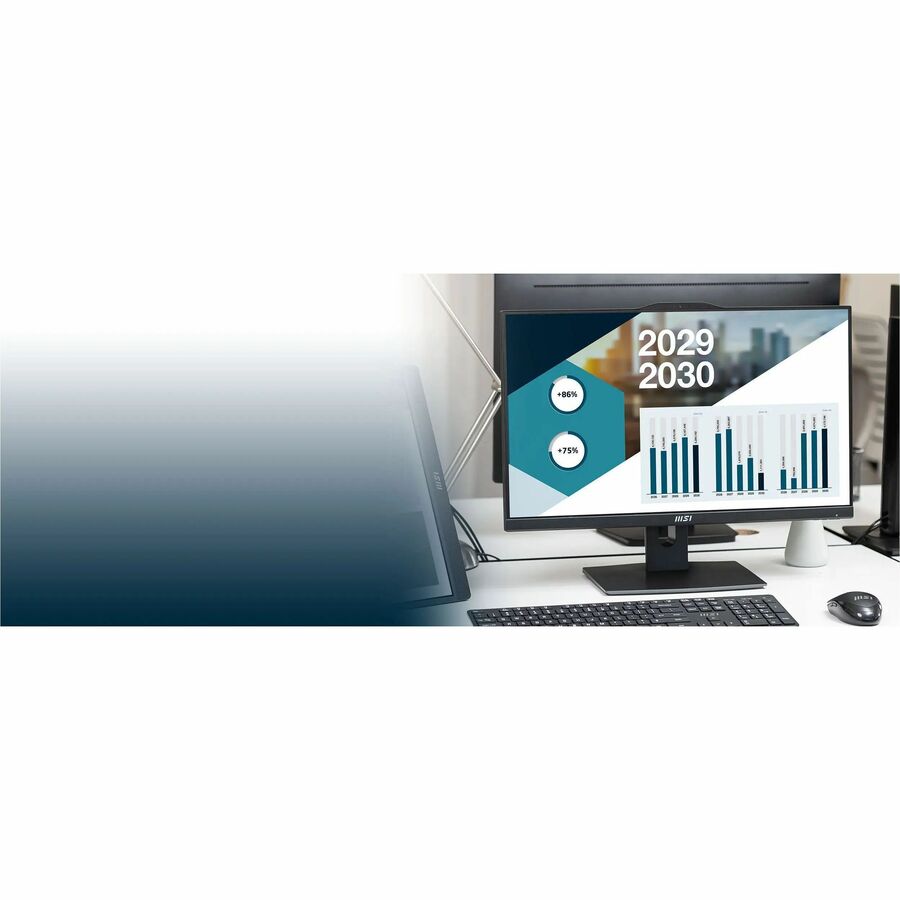 MSI PRO AP272P-600US - 27" IPS FHD Display - All-in-One PC- Intel Core i7 - 32 GB - 1 TB SSD - W11P - 3Y Onsite Warranty